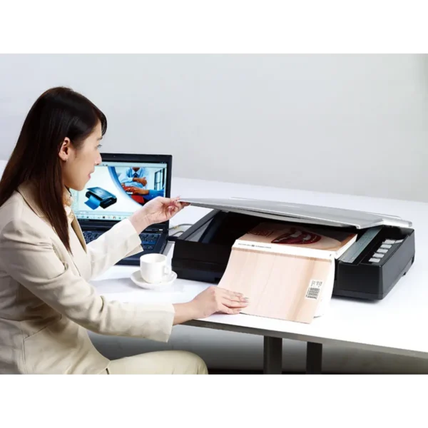 Plustek OpticBook A300 Flatbed scanner 600 x 1200 DPI A3 Black