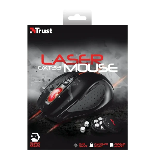 Trust GXT 33 Laser Gaming mouse USB Type-A 3600 DPI