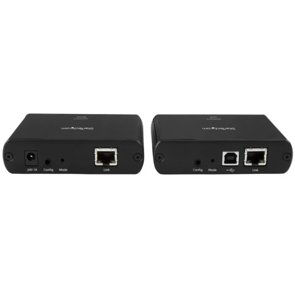 StarTech.com Newer version available USB2004EXT2NA; 4-Port USB Extender – Up to 330 ft (100m) USB 2.0 over Cat5/Cat6 Extender – 480 Mbps USB Over Ethernet Extender
