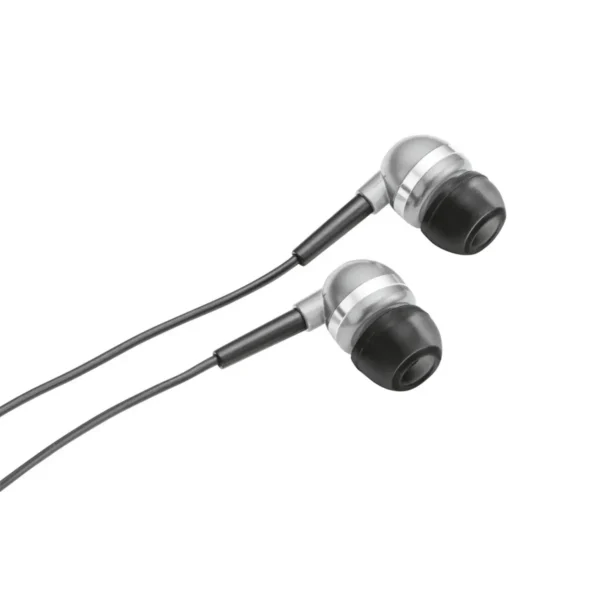 Trust Indy Headset Wired In-ear Calls/Music Black, Silver