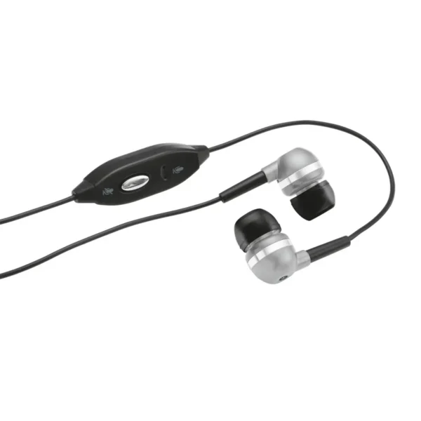 Trust Indy Headset Wired In-ear Calls/Music Black, Silver