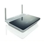 Philips CAW7740N/00 wireless router Fast Ethernet Single-band (2.4 GHz) Black, Grey