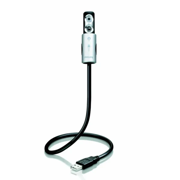 Philips SPC611NC/37 webcam 0.3 MP 640 x 480 pixels USB 1.1 Black, Silver