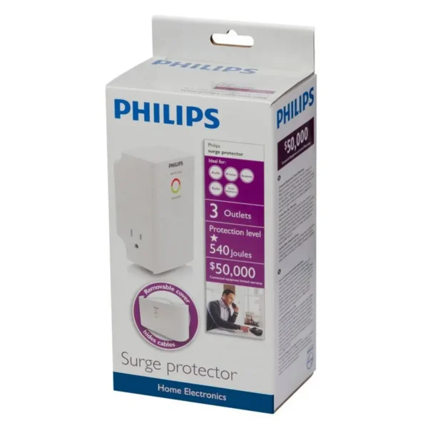 Philips SPP3030C/17 surge protector White 3 AC outlet(s)