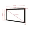 Multibrackets M 2.35:1 Framed Projection Screen 197×84, 84″