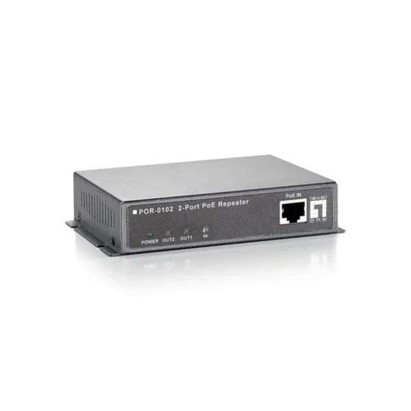 LevelOne PoE Repeater, 2 Ports, Cascadable