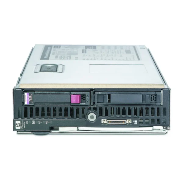 HP ProLiant xw460c Intel® Xeon® 5000 Sequence 5120 2 GB DDR2-SDRAM 72 GB HDD NVIDIA® Quadro® FX 540M Windows XP Professional Workstation Black, Grey