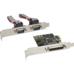 InLine Interface Card 1 Port 25 Pin Parallel + 2 Ports 9 Pin Serial PCIe