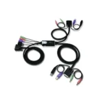 ATEN CS62DU DVI USB KVM cable Black