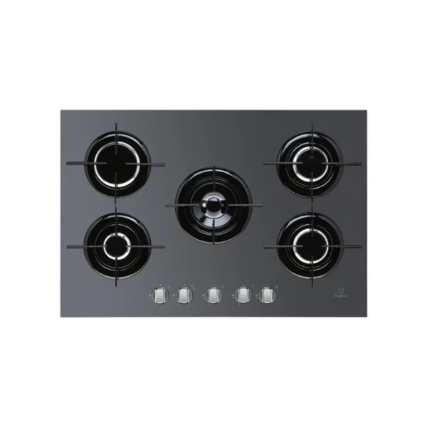 Indesit IPG 751 S (BK) Black Built-in Gas 5 zone(s)