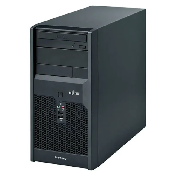 Fujitsu ESPRIMO P2550 Intel® Pentium® E5400 2 GB DDR2-SDRAM 320 GB NVIDIA® GeForce® 7050 Windows 7 Professional Mini Tower PC Black