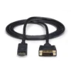 StarTech.com 6ft (1.8m) DisplayPort to DVI Cable, DisplayPort to DVI Adapter Cable, Passive DP to DVI-D Video Converter, 1080p – Replacement for DP2DVIMM6