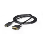 StarTech.com 6ft (1.8m) DisplayPort to DVI Cable, DisplayPort to DVI Adapter Cable, Passive DP to DVI-D Video Converter, 1080p – Replacement for DP2DVIMM6
