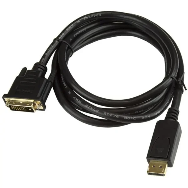 StarTech.com 6ft (1.8m) DisplayPort to DVI Cable, DisplayPort to DVI Adapter Cable, Passive DP to DVI-D Video Converter, 1080p – Replacement for DP2DVIMM6