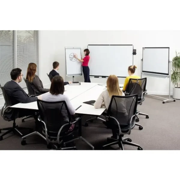 Nobo Prestige Enamel Magnetic Whiteboard 1800x1200mm with Connex Trim