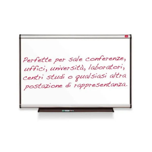 Nobo Prestige Enamel Magnetic Whiteboard 1800x1200mm with Connex Trim