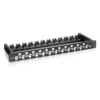 Equip 24-Port Keystone Cat.6A Unshielded Patch Panel, Black
