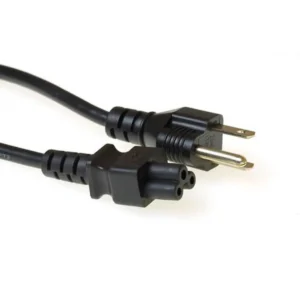 ACT Powercord USA plug – C5 black 1.8 m