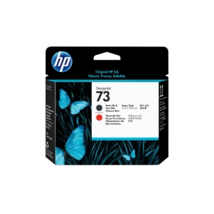 HP 73 Matte Black and Chromatic Red DesignJet Printhead