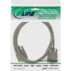 InLine Serial extension, 9pin male / female, moulded, 1:1 assigned, 15m
