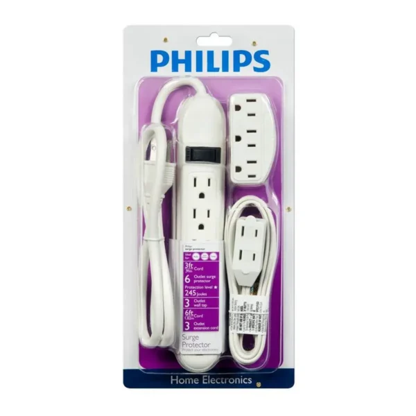 Philips SPP3160I/17 surge protector 6 AC outlet(s)
