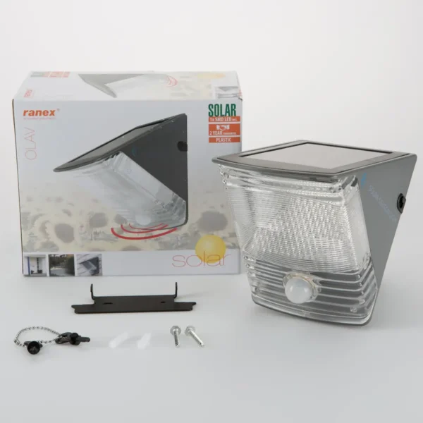 Ranex 5000.261 LED solar wall light