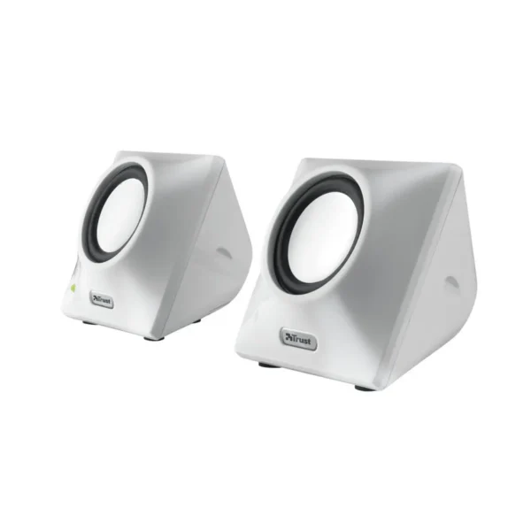 Trust Cone Portable Notebook Speakers White Wired