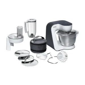 Bosch MUM52120 food processor 700 W 3.9 L Black, Stainless steel, Transparent, White
