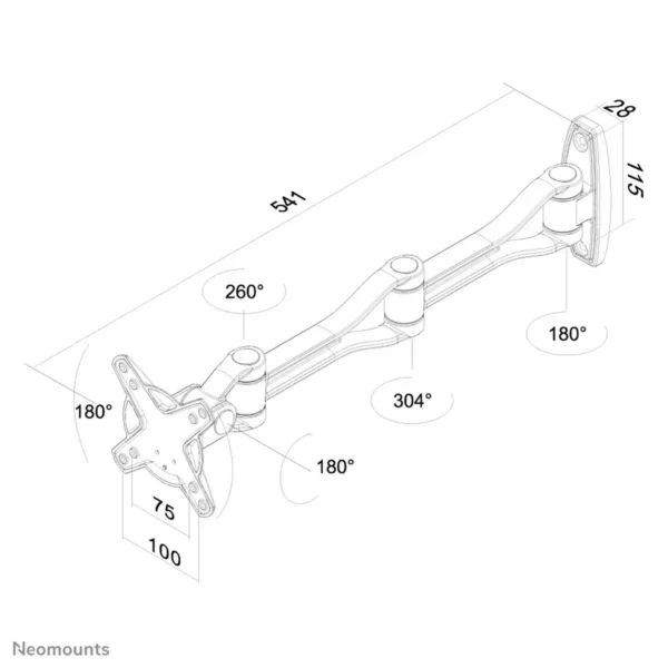 Neomounts tv wall mount