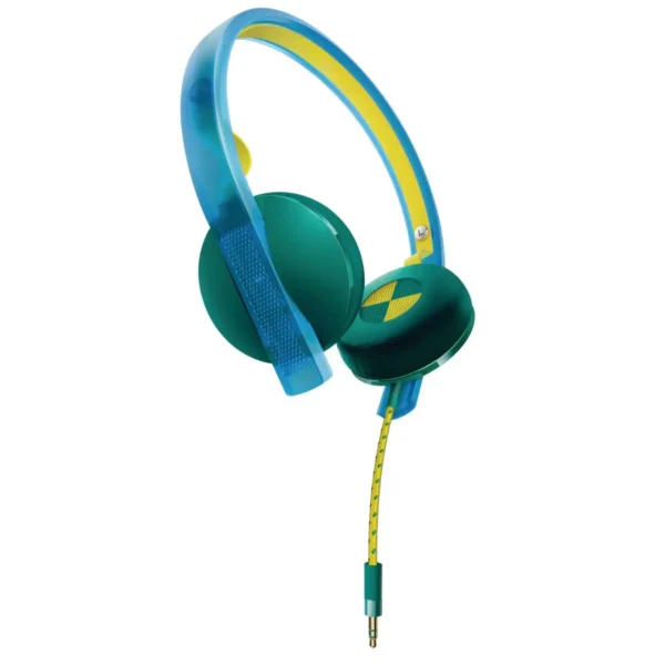 Philips SHO4200BG/28 headphones/headset Wired Head-band Blue, Yellow