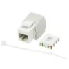 StarTech.com Cat 6 Keystone Jack White – Tool-Less