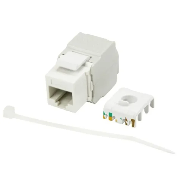 StarTech.com Cat 6 Keystone Jack White – Tool-Less