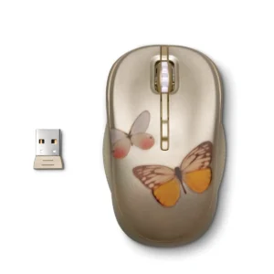 HP 2.4GHz Wireless Optical (Vivienne Tam2) Mobile mouse RF Wireless 1250 DPI