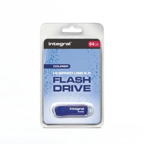 Integral 64GB USB2.0 DRIVE COURIER BLUE