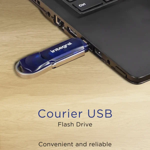 Integral 64GB USB2.0 DRIVE COURIER BLUE
