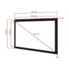 Multibrackets M 16:9 Framed Projection Screen 221×126, 100″