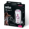 Braun Silk-epil 7181 Legs 40 tweezers Pink, White