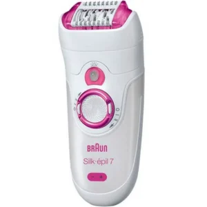 Braun Silk-epil 7181 Legs 40 tweezers Pink, White