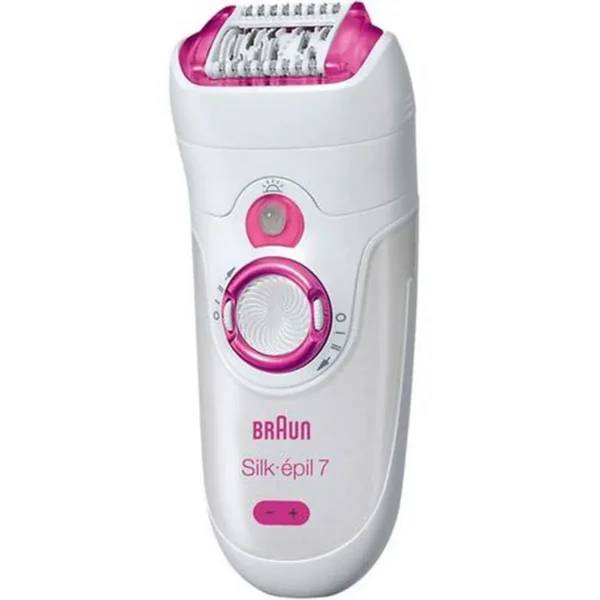 Braun Silk-epil 7181 Legs 40 tweezers Pink, White