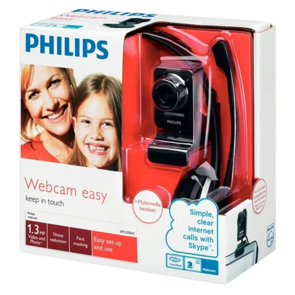 Philips SPC535NC/27 webcam 0.3 MP 640 x 480 pixels USB 2.0 Black