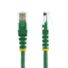 StarTech.com Cat5e Patch Cable with Molded RJ45 Connectors – 3 ft. – Green