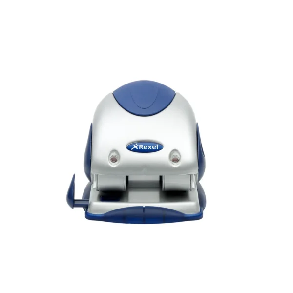 Rexel Precision 240 2 Hole Punch Silver/Blue