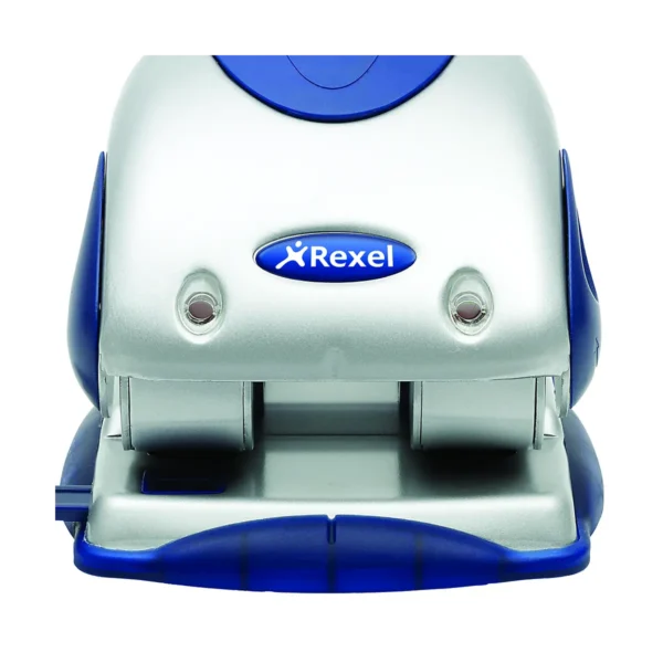 Rexel Precision 240 2 Hole Punch Silver/Blue