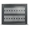 Intellinet 19″ Cantilever Shelf, 2U, Fixed, Depth 350mm, Max 15kg, Black, Three Year Warranty