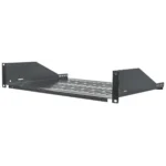 Intellinet 19″ Cantilever Shelf, 2U, Fixed, Depth 350mm, Max 15kg, Black, Three Year Warranty