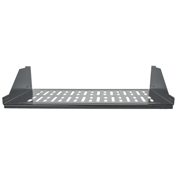 Intellinet 19″ Cantilever Shelf, 2U, Fixed, Depth 350mm, Max 15kg, Black, Three Year Warranty
