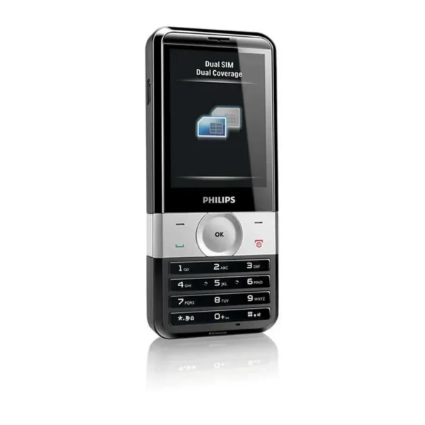 Philips Xenium X710 6.1 cm (2.4″) 114 g Black, Silver