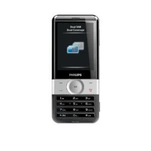 Philips Xenium X710 6.1 cm (2.4″) 114 g Black, Silver