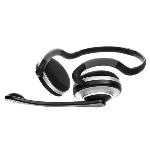 Trust Foldable Travel Headset Wired Calls/Music Black, Silver