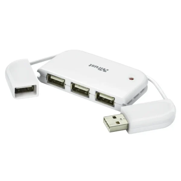 Trust 4 Port USB Hub for Netbook White